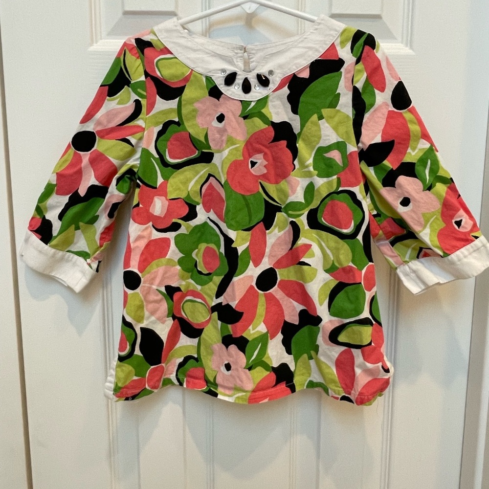 Floral Girls Top - Multicolor